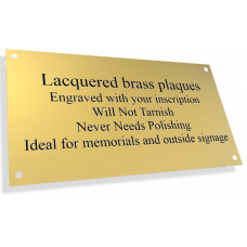 Brass Sign 2